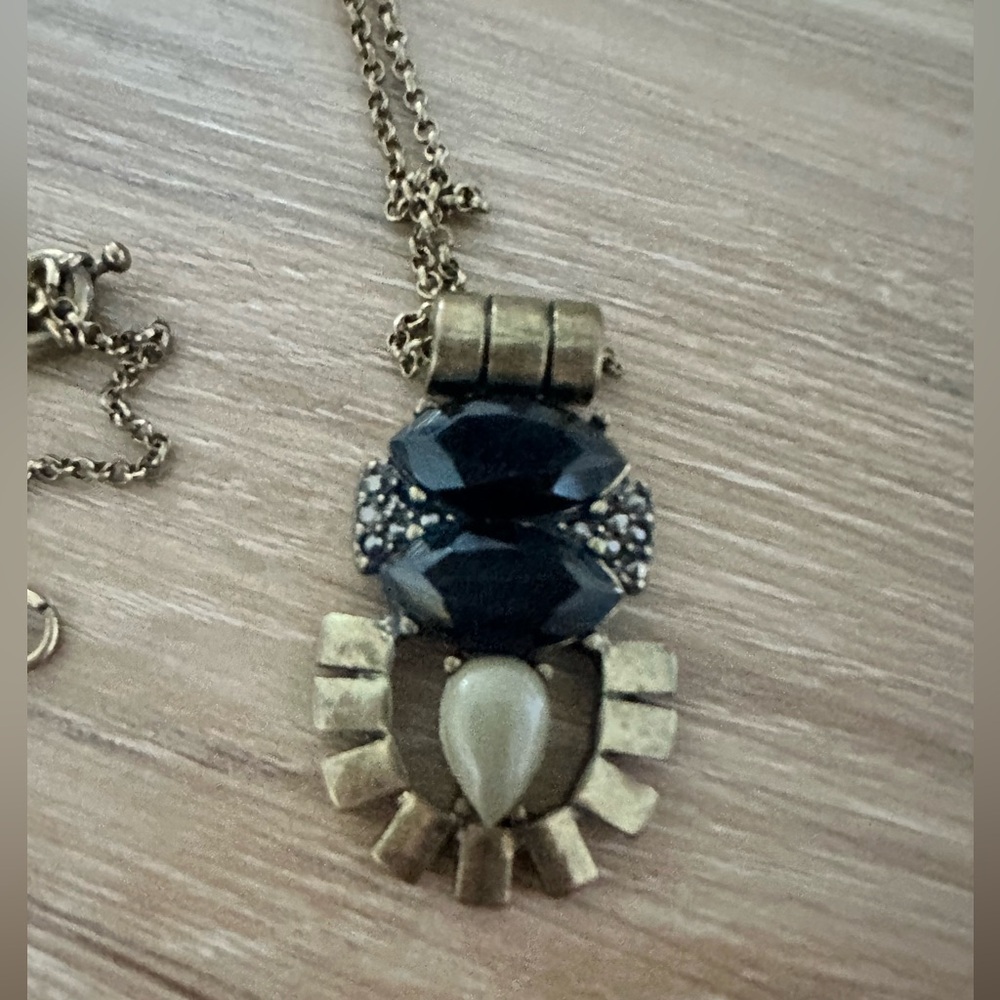 J. Crew Antique Style Pendant Necklace